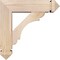 Ekena Millwork Olympic Arts and Crafts Smooth Bracket w/ Offset Brace, Douglas Fir, 5 1/2"W x 18"D x 18"H BKT0604X18X18OLY03SDF - alternate 3